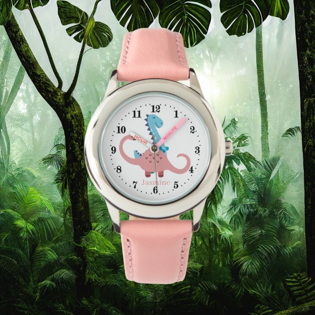 Cool unisex kinder dinosaurus prehistorisch horlog horloge (Creator heeft geüpload)