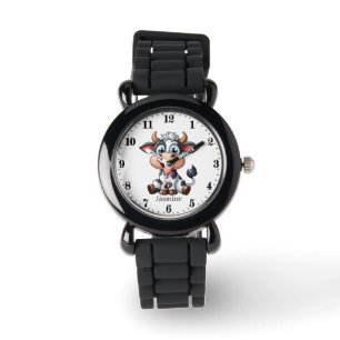 Cool unisex koe naam toevoegen horloge