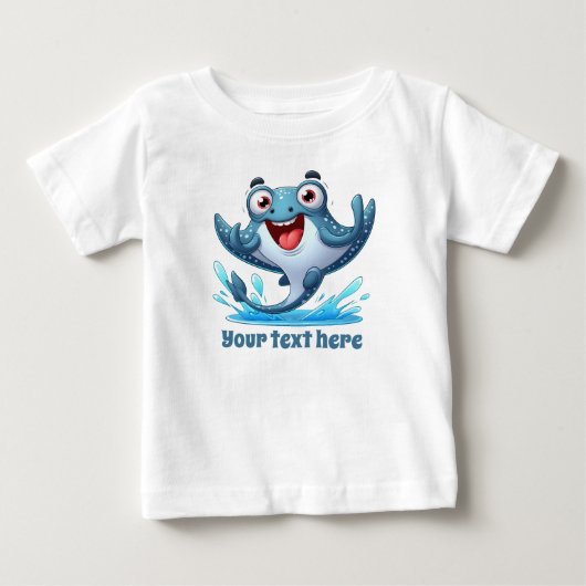 Cool unisex strand voeg tekst pijlstaartrog (Voorkant)