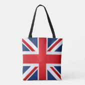Cool United Kingdom Flag Mode Tote Bag (Achterkant)