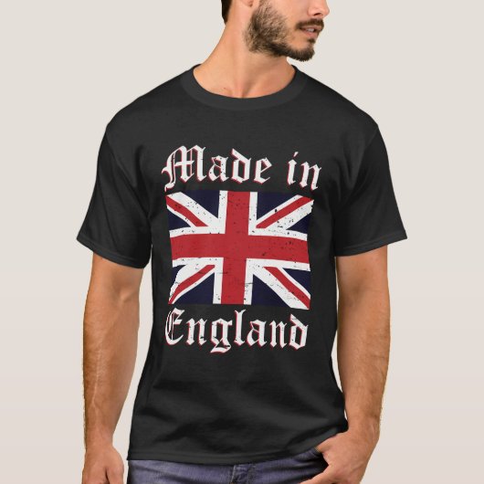 Cool United Kingdom Flag Union Jack gemaakt in het T-shirt (Voorkant)