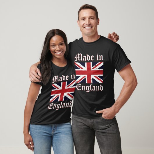 Cool United Kingdom Flag Union Jack gemaakt in het T-shirt (Unisex)