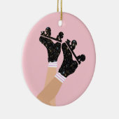 Cool Universe Roller Schaatsen Derby Skater Gift Keramisch Ornament (Rechts)