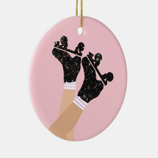 Cool Universe Roller Schaatsen Derby Skater Gift Keramisch Ornament (Rechts)