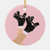 Cool Universe Roller Schaatsen Derby Skater Gift Keramisch Ornament (Voorkant)