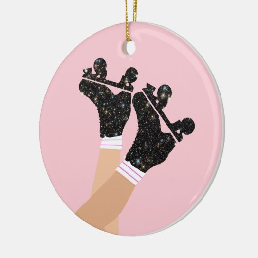Cool Universe Roller Schaatsen Derby Skater Gift Keramisch Ornament (Links)