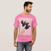 Cool Universe Roller Schaatsen Derby Skater Unisex T-shirt (Voorkant volledig)