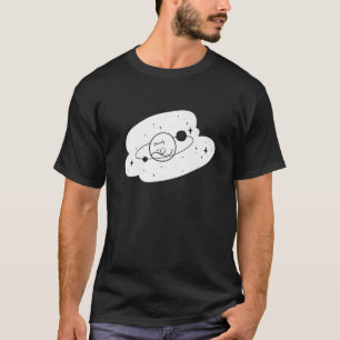 Cool Universe Space Cat Illustratie Grafisch Ontwe T-shirt