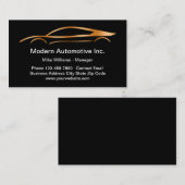 Cool Upscale Automotive Services Visitekaartjes (Voorkant / Achterkant)