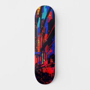Cool Urban City Scape Street Art Geïnspireerd dek Persoonlijk Skateboard