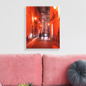 Cool, urban, moderne foto van de Parisiaanse leven Canvas Afdruk (Insitu (Woonkamer))