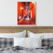 Cool, urban, moderne foto van de Parisiaanse leven Canvas Afdruk (Insitu (Slaapkamer))