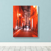 Cool, urban, moderne foto van de Parisiaanse leven Canvas Afdruk (Insitu (Houten vloer))