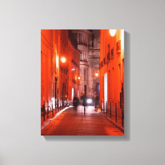 Cool, urban, moderne foto van de Parisiaanse leven Canvas Afdruk (Voorkant)