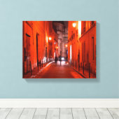Cool, urban, moderne foto van de Parisiaanse leven Canvas Afdruk (Insitu (Houten vloer))