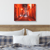 Cool, urban, moderne foto van de Parisiaanse leven Canvas Afdruk (Insitu (Slaapkamer))