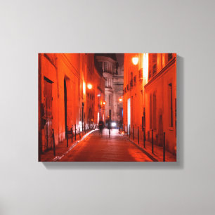 Cool, urban, moderne foto van de Parisiaanse leven Canvas Afdruk