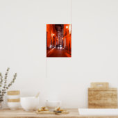 Cool, urban, moderne foto van de Parisiaanse leven Poster (Keuken)