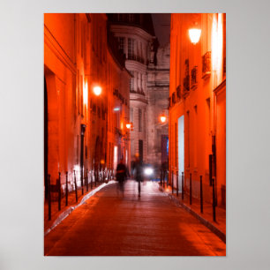 Cool, urban, moderne foto van de Parisiaanse leven Poster