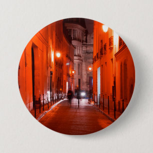 Cool, urban, moderne foto van de Parisiaanse leven Ronde Button 7,6 Cm