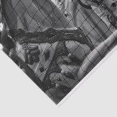 Cool, urban, moderne foto van paarden van carrouse tissuepapier (Detail)