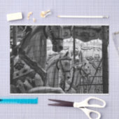 Cool, urban, moderne foto van paarden van carrouse tissuepapier (Craft)