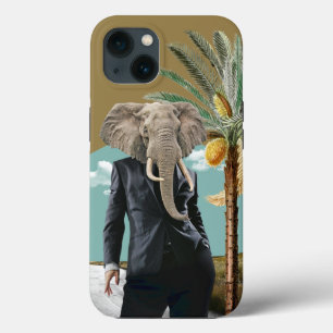 Cool Urban Safari Wild Man Collage Case-Mate iPhone Case