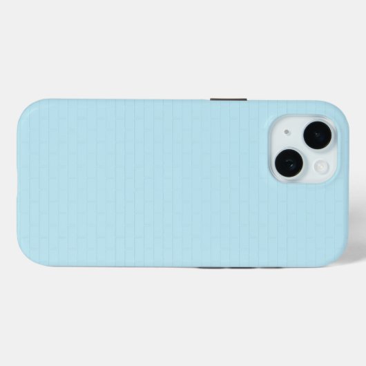 Cool Urban Serenity Licht Blauw Bakstenen Muurpatr Case-Mate iPhone Case (Achterkant (horizontaal))