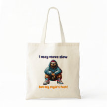 Cool Urban Sloth in Sneakers en Hoodie