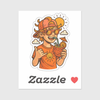 Cool Urban Summer Vibes T-shirt – Street Art Style Sticker