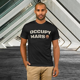 Cool Urban Vibes met een kosmische twist - Occupy T-shirt