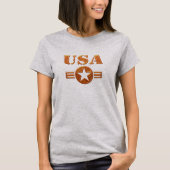 Cool USA American Pride graphics t-shirt design t- (Voorkant)