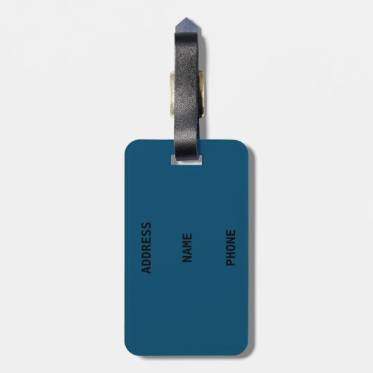 Cool USA Flag Design Bagagelabel (Achterkant verticaal)