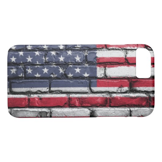 Cool USA Flag Design Case-Mate iPhone Case (Achterkant (Horizontaal))
