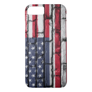 Cool USA Flag Design iPhone 8/7 Hoesje