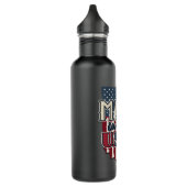 Cool USA Flag Design made in USA Waterfles (Links)