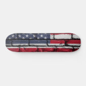 Cool USA Flag Design Persoonlijk Skateboard (Horizontaal)