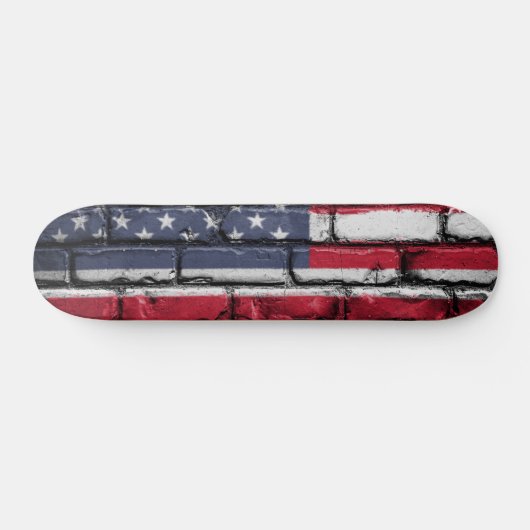Cool USA Flag Design Persoonlijk Skateboard (Horizontaal)