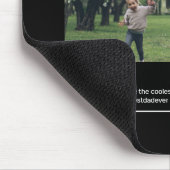 Cool Vaderdag Dad Instagram Post aangepaste foto Muismat (Hoek)