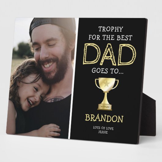 Cool Vaderdag Photo Plaque Fotoplaat (Zijkant)