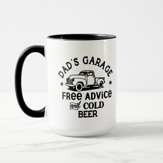 Cool vaders garage woordkunst mok (Links)