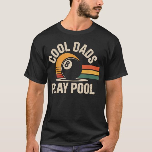 Cool vaders spelen pool grappige biljart t-shirt (Voorkant)