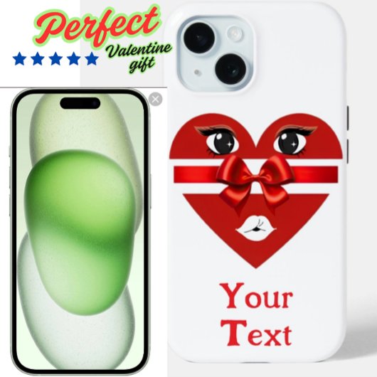 Cool &  Valentijnsdag Heart Design Case-Mate iPhone Case