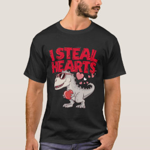 Cool Valentijns's Dino - "Ik steel harten" T-shirt
