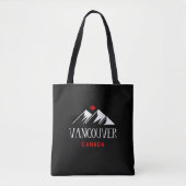 Cool Vancouver Canada bergen esdoorn blad donker Tote Bag (Voorkant)