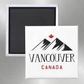 Cool Vancouver Canada Bergen Maple Leaf Magneet