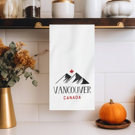 Cool Vancouver Canada Bergen Maple Leaf Theedoek