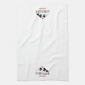 Cool Vancouver Canada Bergen Maple Leaf Theedoek (Verticaal)