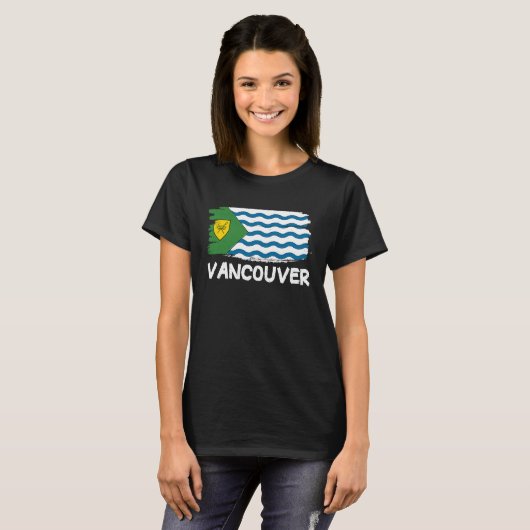 Cool Vancouver Flag T-shirt (Voorkant volledig)