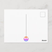 Cool Vaporwave Emoji Custom Message Rad Day Briefkaart (Achterkant)
